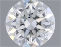 Natural Diamond 0.51 Carats, Round with Very Good Cut, F Color, SI2 Clarity and Certified by IGI