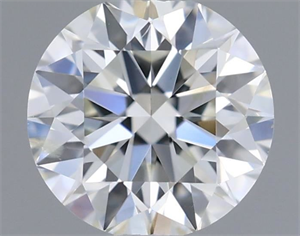 Picture of Natural Diamond 0.50 Carats, Round with Very Good Cut, H Color, SI1 Clarity and Certified by IGI