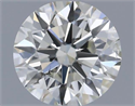 Natural Diamond 0.40 Carats, Round with Excellent Cut, H Color, SI1 Clarity and Certified by IGI