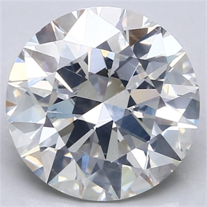 Picture of Natural Diamond 4.01 Carats, Round with Excellent Cut, I Color, SI2 Clarity and Certified by GIA