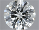 Natural Diamond 0.40 Carats, Round with Excellent Cut, I Color, SI2 Clarity and Certified by IGI