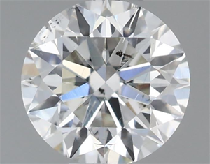 Picture of Natural Diamond 0.41 Carats, Round with Excellent Cut, F Color, SI2 Clarity and Certified by IGI