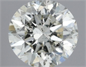 Natural Diamond 0.40 Carats, Round with Excellent Cut, I Color, SI2 Clarity and Certified by IGI