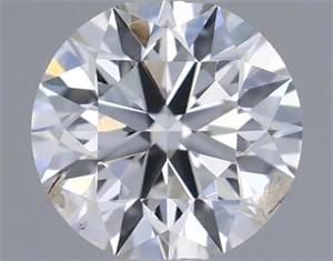 Picture of Natural Diamond 0.40 Carats, Round with Excellent Cut, H Color, SI2 Clarity and Certified by IGI