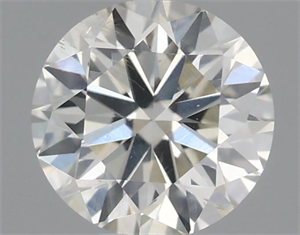 Picture of Natural Diamond 0.40 Carats, Round with Very Good Cut, J Color, SI2 Clarity and Certified by IGI