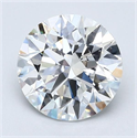 Natural Diamond 1.81 Carats, Round with Excellent Cut, E Color, VS1 Clarity and Certified by GIA