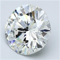 Natural Diamond 3.63 Carats, Round with Very Good Cut, I Color, SI1 Clarity and Certified by GIA