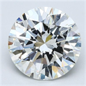 Natural Diamond 3.76 Carats, Round with Excellent Cut, I Color, VS2 Clarity and Certified by GIA