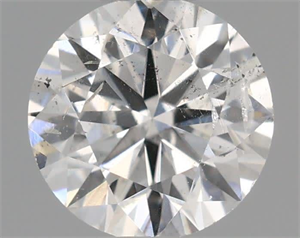 Picture of Natural Diamond 0.43 Carats, Round with Very Good Cut, F Color, SI2 Clarity and Certified by IGI