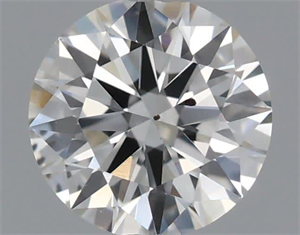 Picture of Natural Diamond 0.46 Carats, Round with Excellent Cut, I Color, SI1 Clarity and Certified by IGI