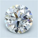 Natural Diamond 3.02 Carats, Round with Very Good Cut, E Color, VS2 Clarity and Certified by GIA