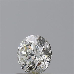 Picture of Natural Diamond 0.64 Carats, Round with Very Good Cut, K Color, SI2 Clarity and Certified by GIA