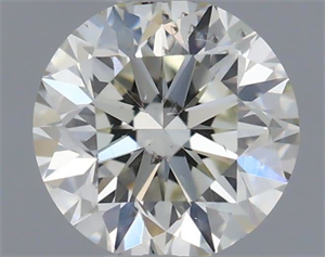 Picture of Natural Diamond 0.40 Carats, Round with Very Good Cut, I Color, SI1 Clarity and Certified by IGI