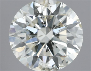 Picture of Natural Diamond 0.40 Carats, Round with Very Good Cut, I Color, SI2 Clarity and Certified by IGI