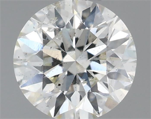 Picture of Natural Diamond 0.41 Carats, Round with Excellent Cut, J Color, SI2 Clarity and Certified by IGI