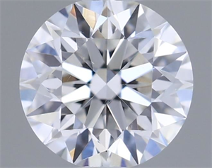 Picture of Natural Diamond 0.40 Carats, Round with Very Good Cut, E Color, VS2 Clarity and Certified by GIA