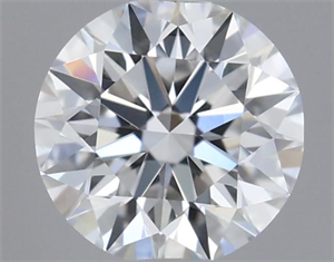 Picture of Natural Diamond 0.40 Carats, Round with Excellent Cut, D Color, VS2 Clarity and Certified by GIA