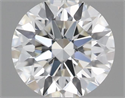 Natural Diamond 0.40 Carats, Round with Excellent Cut, I Color, IF Clarity and Certified by GIA