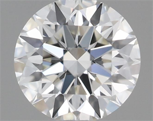 Picture of Natural Diamond 0.40 Carats, Round with Excellent Cut, I Color, IF Clarity and Certified by GIA