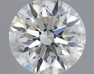 Picture of Natural Diamond 0.42 Carats, Round with Excellent Cut, I Color, VVS1 Clarity and Certified by GIA