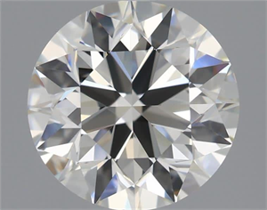 Picture of Natural Diamond 2.01 Carats, Round with Excellent Cut, K Color, VVS2 Clarity and Certified by GIA