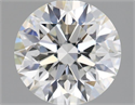 Natural Diamond 2.04 Carats, Round with Excellent Cut, I Color, VVS2 Clarity and Certified by GIA