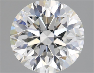 Picture of Natural Diamond 2.04 Carats, Round with Excellent Cut, I Color, VVS2 Clarity and Certified by GIA