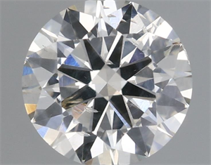 Picture of Natural Diamond 0.50 Carats, Round with Excellent Cut, J Color, SI2 Clarity and Certified by IGI