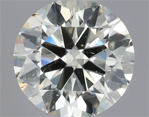 Picture of Natural Diamond 0.50 Carats, Round with Excellent Cut, K Color, SI2 Clarity and Certified by IGI