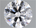 Natural Diamond 2.00 Carats, Round with Excellent Cut, D Color, SI1 Clarity and Certified by GIA