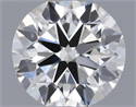 Natural Diamond 0.40 Carats, Round with Very Good Cut, J Color, VS2 Clarity and Certified by GIA