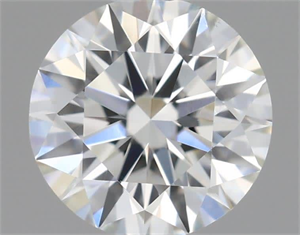 Picture of Natural Diamond 0.52 Carats, Round with Excellent Cut, J Color, VS2 Clarity and Certified by GIA