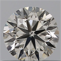 Natural Diamond 0.50 Carats, Round with Very Good Cut, J Color, VS1 Clarity and Certified by GIA