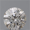 Natural Diamond 0.54 Carats, Round with Excellent Cut, J Color, VVS2 Clarity and Certified by GIA