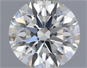 Natural Diamond 0.51 Carats, Round with Excellent Cut, H Color, SI1 Clarity and Certified by IGI