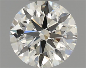 Picture of Natural Diamond 0.50 Carats, Round with Excellent Cut, I Color, VVS2 Clarity and Certified by IGI