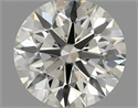 Natural Diamond 0.52 Carats, Round with Excellent Cut, J Color, VS2 Clarity and Certified by IGI