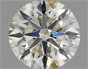 Natural Diamond 0.52 Carats, Round with Excellent Cut, J Color, VS1 Clarity and Certified by IGI