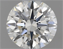 Natural Diamond 0.46 Carats, Round with Excellent Cut, I Color, VVS2 Clarity and Certified by IGI