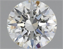 Natural Diamond 0.40 Carats, Round with Excellent Cut, I Color, VVS2 Clarity and Certified by IGI