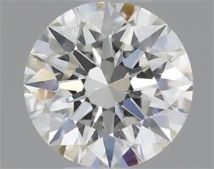 Picture of Natural Diamond 0.40 Carats, Round with Excellent Cut, I Color, VVS2 Clarity and Certified by IGI