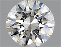 Natural Diamond 0.43 Carats, Round with Excellent Cut, I Color, VS1 Clarity and Certified by GIA