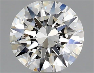 Picture of Natural Diamond 0.43 Carats, Round with Excellent Cut, I Color, VS1 Clarity and Certified by GIA