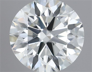 Picture of Natural Diamond 0.41 Carats, Round with Excellent Cut, H Color, VS2 Clarity and Certified by GIA