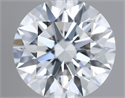 Natural Diamond 0.40 Carats, Round with Excellent Cut, D Color, VS2 Clarity and Certified by GIA