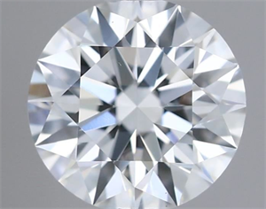 Picture of Natural Diamond 0.40 Carats, Round with Excellent Cut, D Color, VS2 Clarity and Certified by GIA