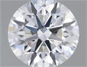 Natural Diamond 0.40 Carats, Round with Excellent Cut, D Color, VS2 Clarity and Certified by GIA