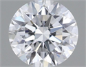 Natural Diamond 0.42 Carats, Round with Excellent Cut, D Color, VS2 Clarity and Certified by GIA