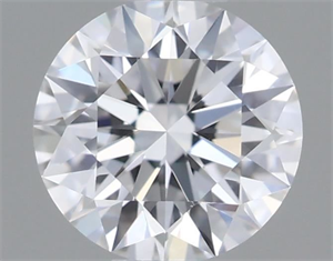 Picture of Natural Diamond 0.42 Carats, Round with Excellent Cut, D Color, VS2 Clarity and Certified by GIA