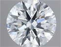 Natural Diamond 0.41 Carats, Round with Excellent Cut, F Color, VVS2 Clarity and Certified by GIA